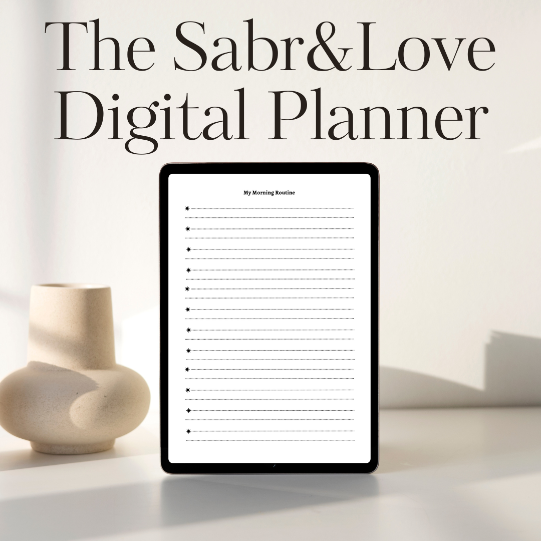 Sabr and Love DIGITAL Planner